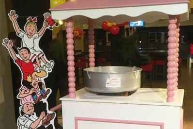 Suikerspinkraam huren in Zaltbommel